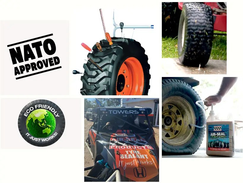 Nato Approved Air-Seal Tyre Sealant for the toughest conditions