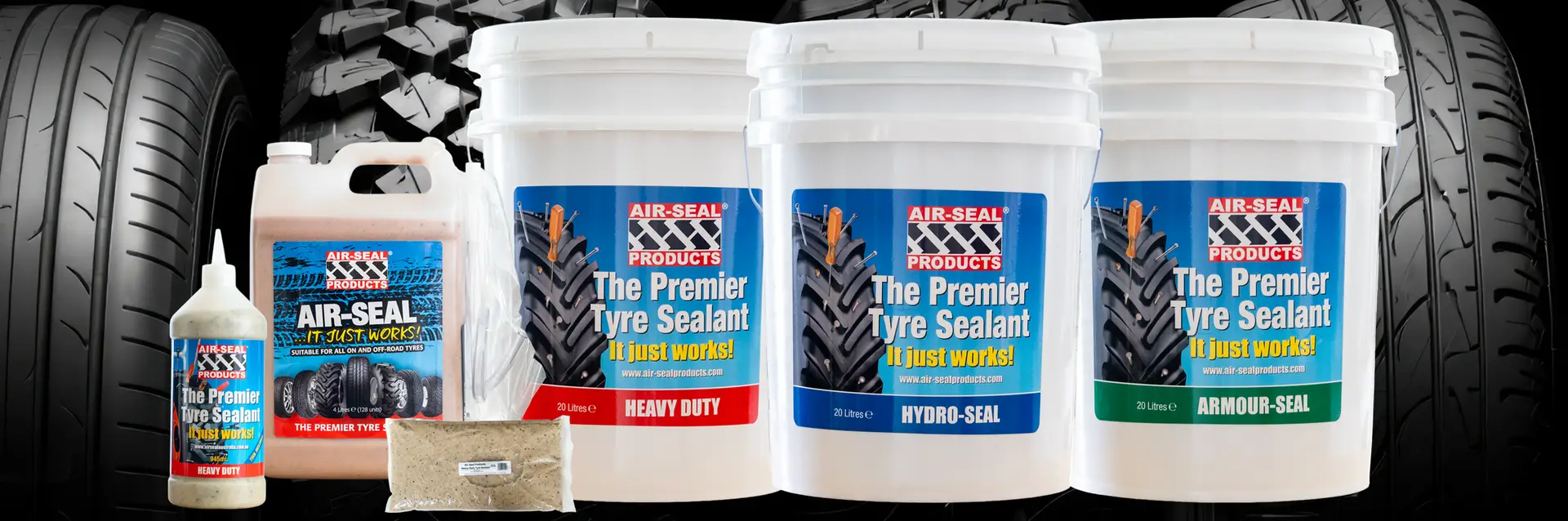 Air-Seal Australia Tyre Sealant Range